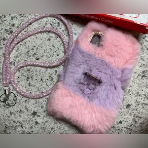 NEW kawaii iPhone 11 fur fuzzy phone case